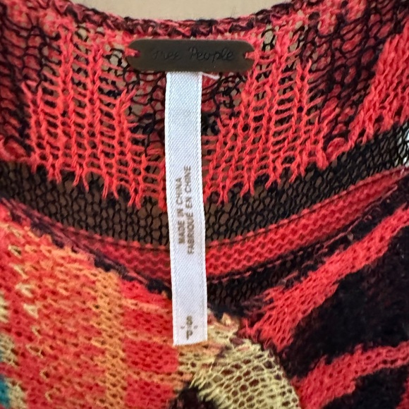 RED FREE PEOPLE KNIT TANK - Picture 3 of 3